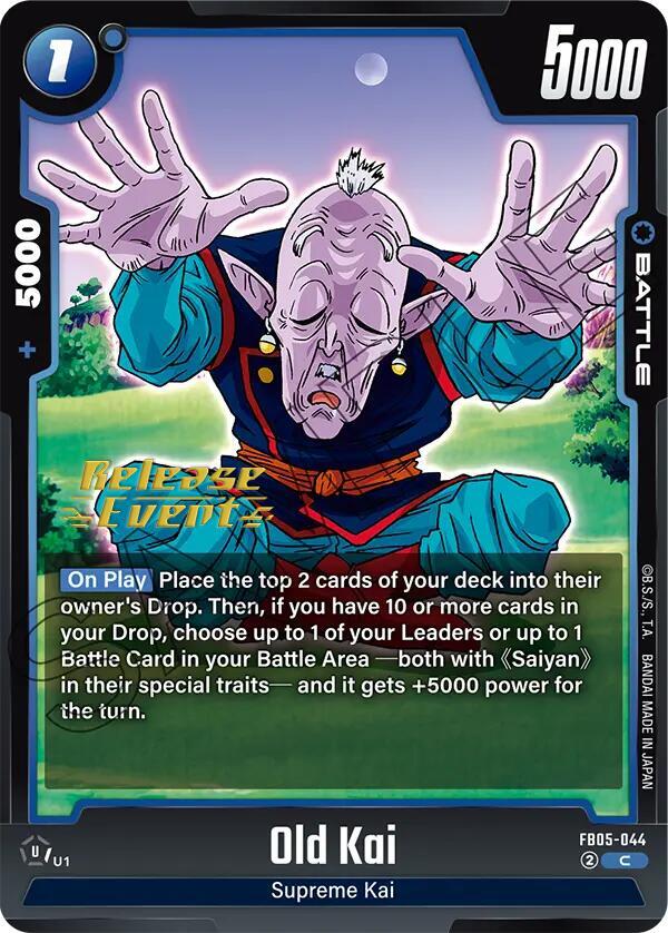 Old Kai, New Adventure Release Event Cards FB05-044