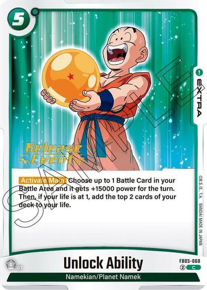 Unlock Ability, New Adventure Release Event Cards FB05-068