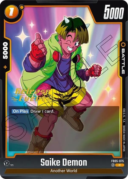 Saike Demon, New Adventure Release Event Cards FB05-075