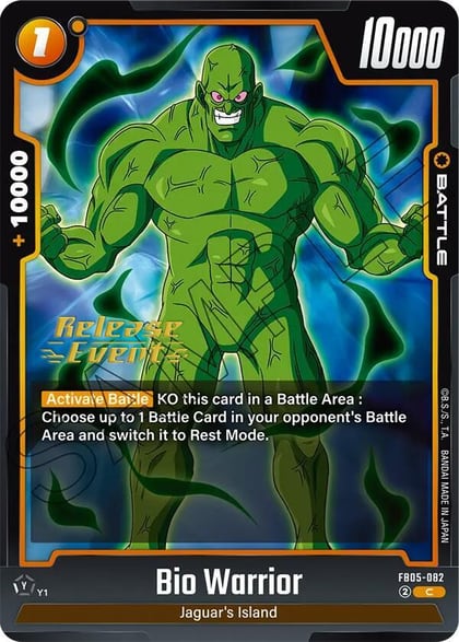 Bio Warrior, New Adventure Release Event Cards FB05-082
