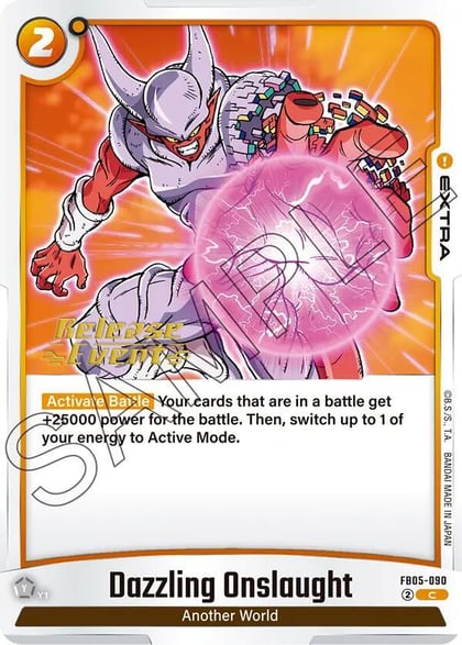 Dazzling Onslaught, New Adventure Release Event Cards FB05-090