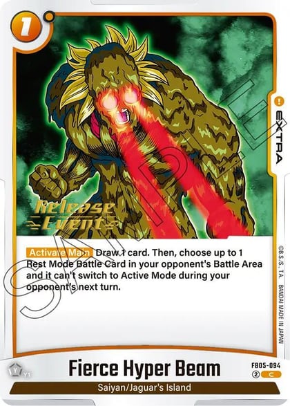 Fierce Hyper Beam, New Adventure Release Event Cards FB05-094
