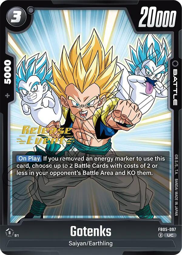 Gotenks - FB05-097, New Adventure Release Event Cards FB05-097