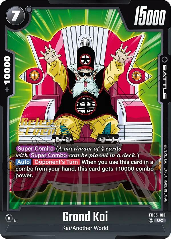 Grand Kai, New Adventure Release Event Cards FB05-103