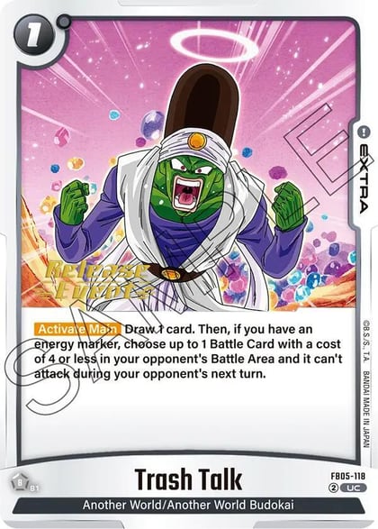 Trash Talk, New Adventure Release Event Cards FB05-118