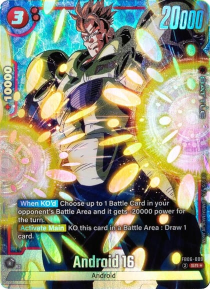 Android 16 - FB06-009 (Alternate Art), Rivals Clash FB06-009