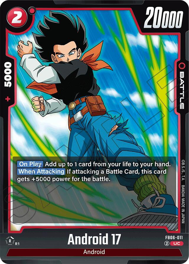 Android 17 - FB06-011, Rivals Clash FB06-011