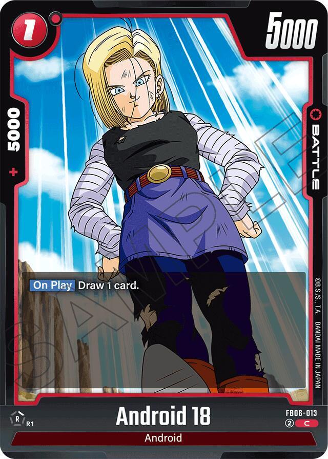Android 18 - FB06-013, Rivals Clash FB06-013