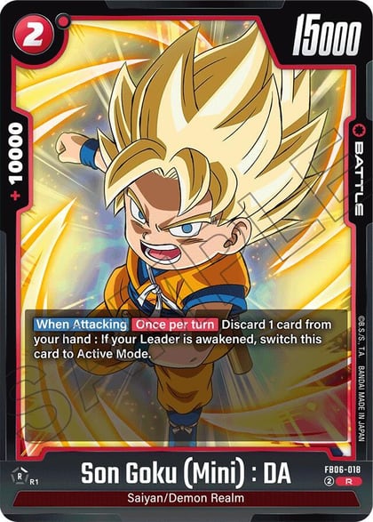 Son Goku (Mini) : DA - FB06-018, Rivals Clash FB06-018