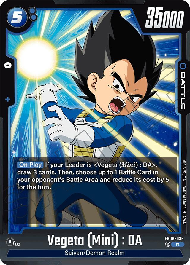 Vegeta (Mini) : DA - FB06-036, Rivals Clash FB06-036