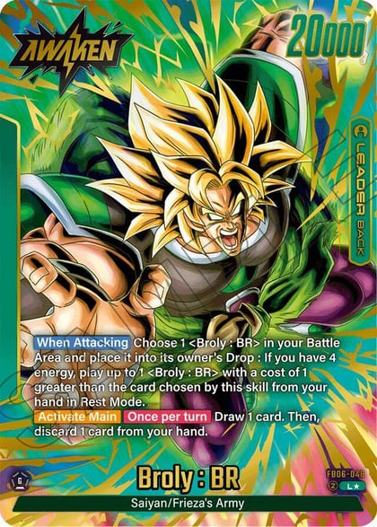 Broly : BR - FB06-048 (Alternate Art), Rivals Clash FB06-048