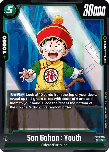 Son Gohan : Youth, Rivals Clash FB06-053