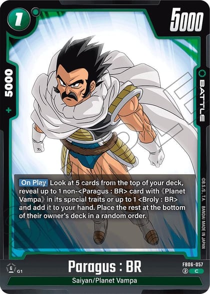 Paragus : BR - FB06-057, Rivals Clash FB06-057