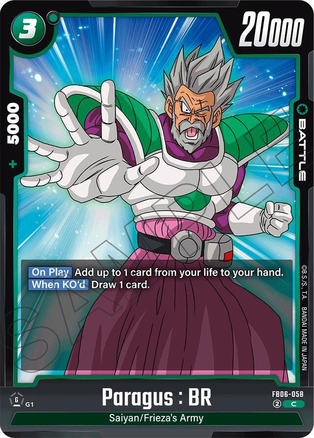 Paragus : BR - FB06-058, Rivals Clash FB06-058