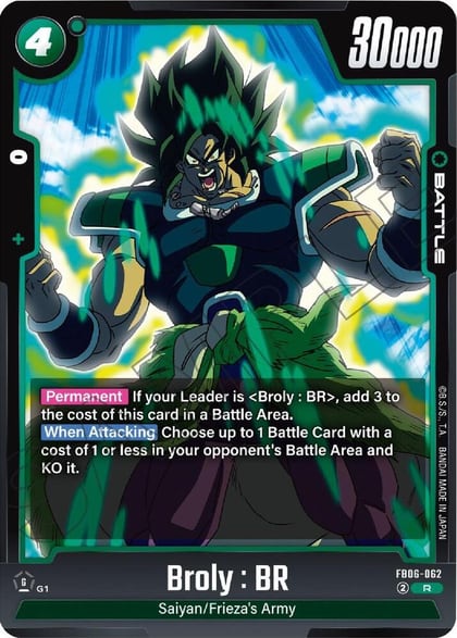 Broly : BR - FB06-062, Rivals Clash FB06-062