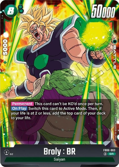 Broly : BR - FB06-063, Rivals Clash FB06-063