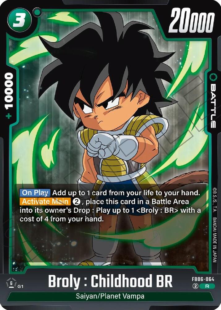 Broly : Childhood BR, Rivals Clash FB06-064