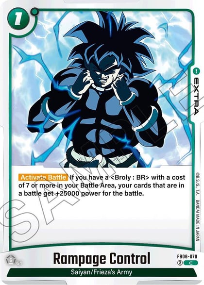 Rampage Control, Rivals Clash FB06-070
