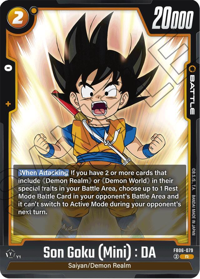 Son Goku (Mini) : DA - FB06-079, Rivals Clash FB06-079