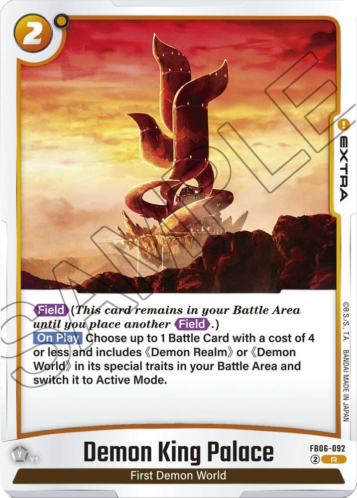 Demon King Palace, Rivals Clash FB06-092