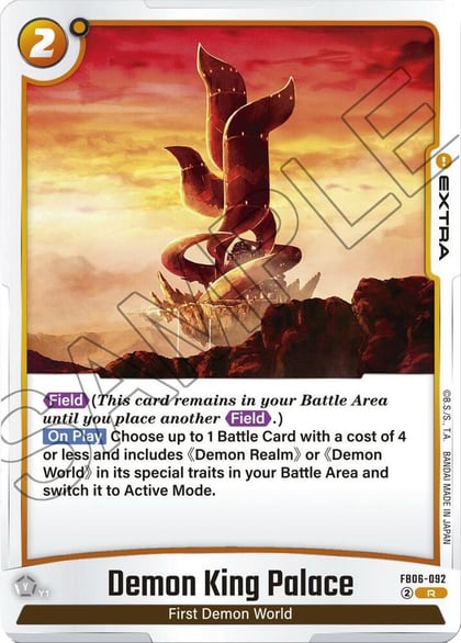 Demon King Palace, Rivals Clash FB06-092