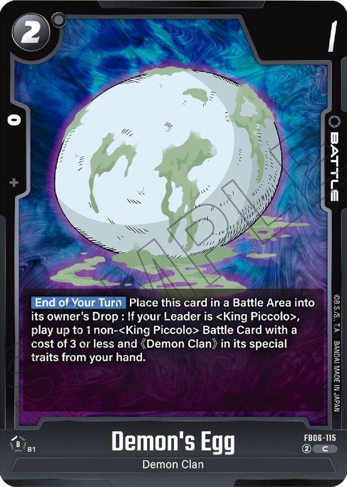 Demon's Egg, Rivals Clash FB06-115