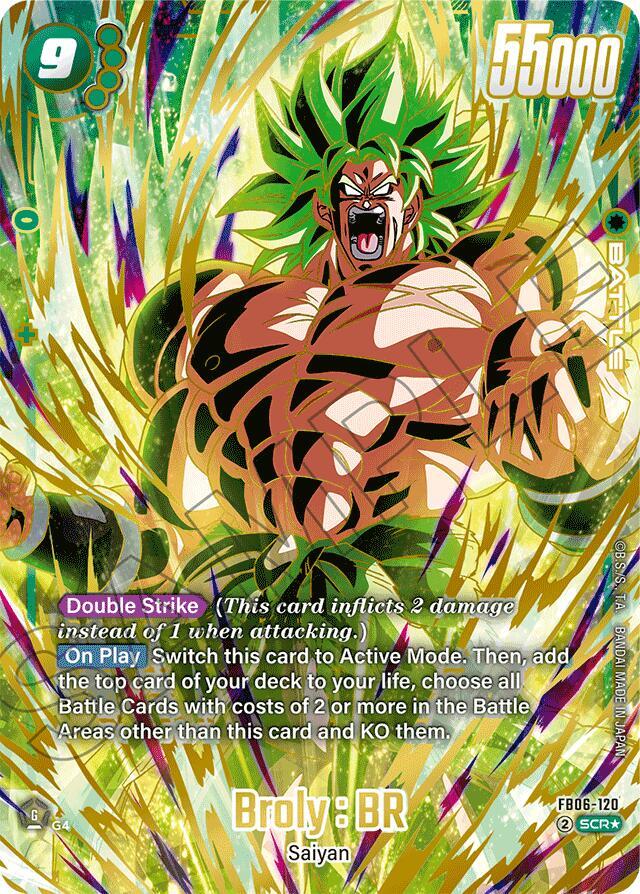 Broly : BR - FB06-120 (Alternate Art), Rivals Clash FB06-120