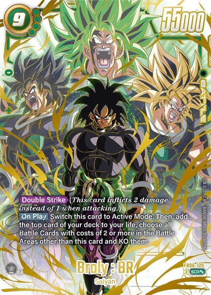 Broly : BR - FB06-120 (Super Alternate Art), Rivals Clash FB06-120