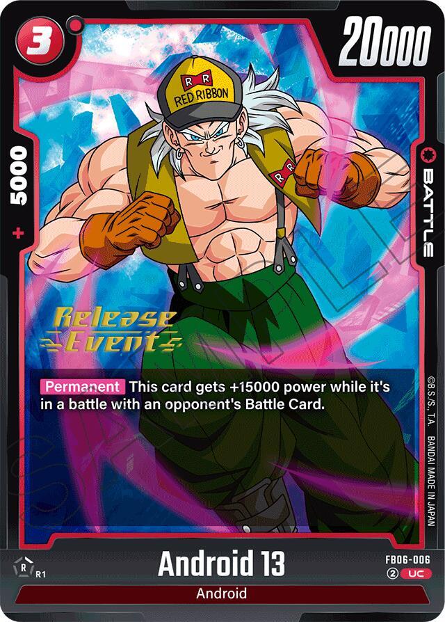 Android 13, Rivals Clash Release Event Cards FB06-006