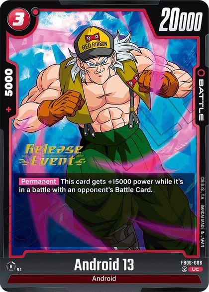 Android 13, Rivals Clash Release Event Cards FB06-006