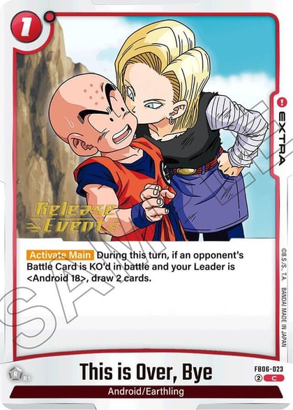 This is Over, Bye, Rivals Clash Release Event Cards FB06-023