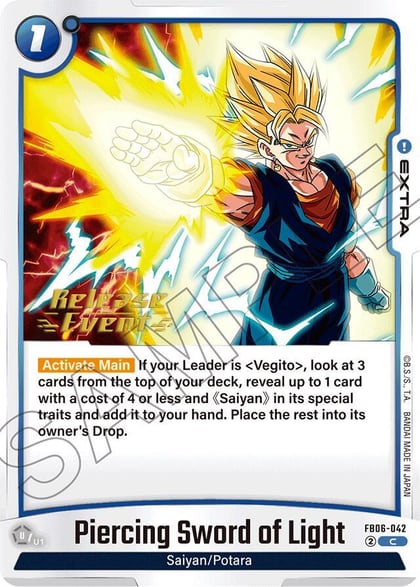 Piercing Sword of Light, Rivals Clash Release Event Cards FB06-042