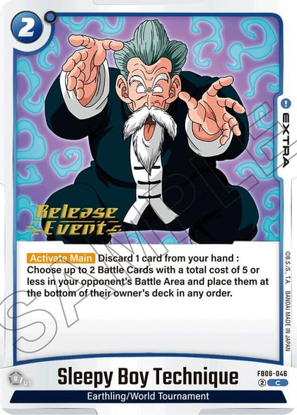 Sleepy Boy Technique, Rivals Clash Release Event Cards FB06-046