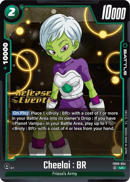 Cheelai : BR - FB06-054, Rivals Clash Release Event Cards FB06-054