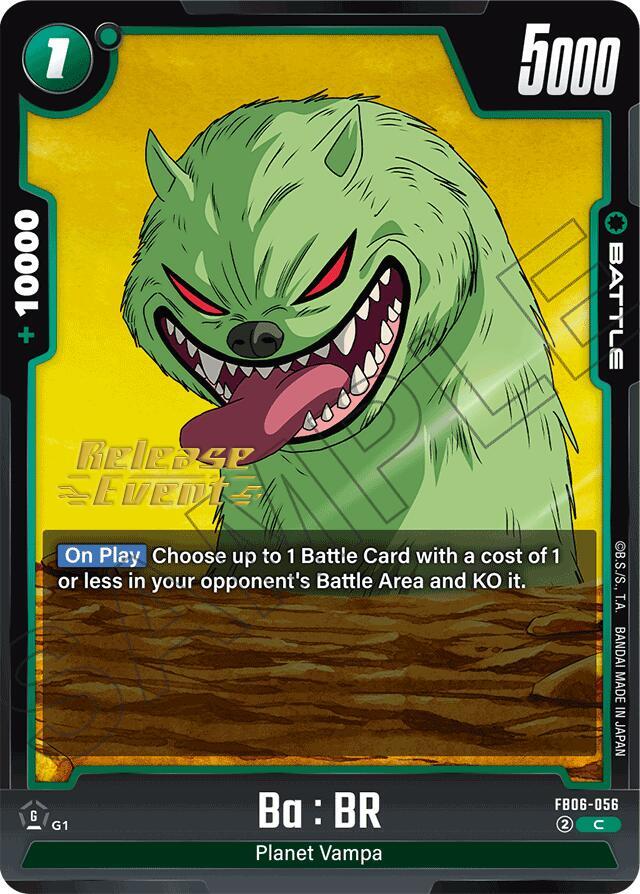 Ba : BR, Rivals Clash Release Event Cards FB06-056