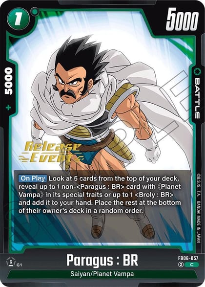 Paragus : BR - FB06-057, Rivals Clash Release Event Cards FB06-057