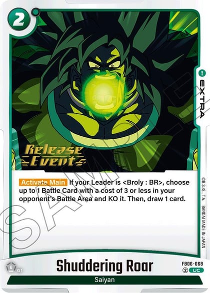 Shuddering Roar, Rivals Clash Release Event Cards FB06-068