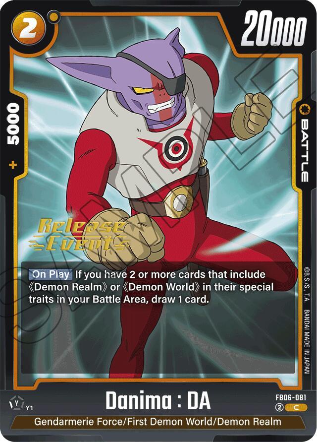 Danima : DA, Rivals Clash Release Event Cards FB06-081