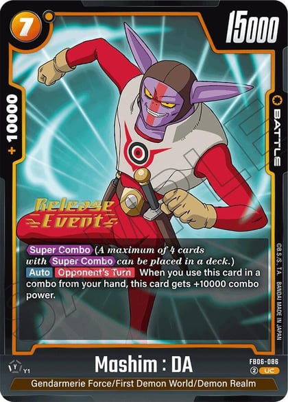 Mashim : DA, Rivals Clash Release Event Cards FB06-086
