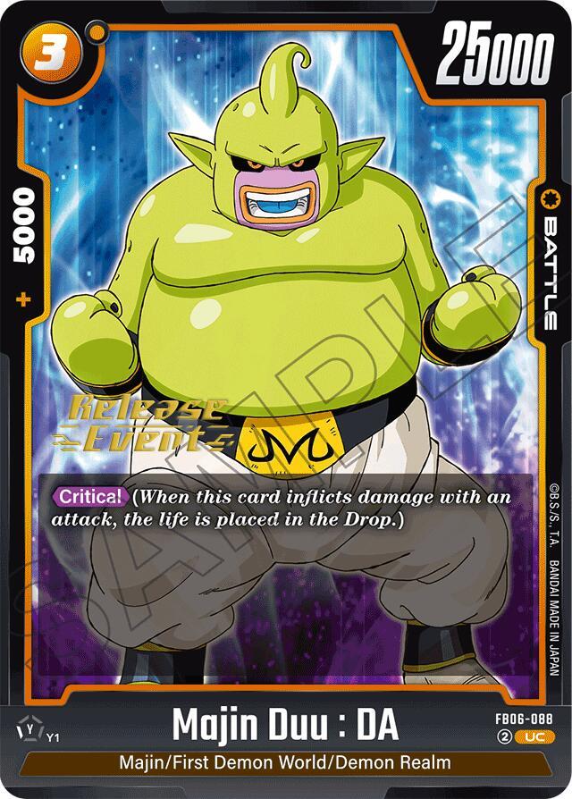 Majin Duu : DA, Rivals Clash Release Event Cards FB06-088