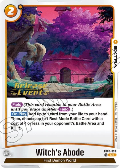 Witch's Abode, Rivals Clash Release Event Cards FB06-093
