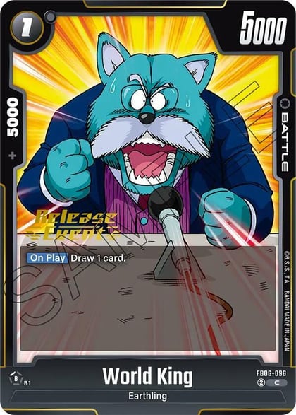 World King, Rivals Clash Release Event Cards FB06-096