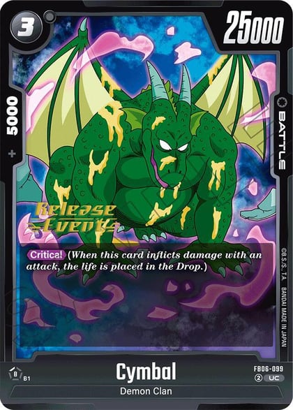 Cymbal - FB06-099, Rivals Clash Release Event Cards FB06-099