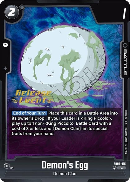 Demon's Egg, Rivals Clash Release Event Cards FB06-115