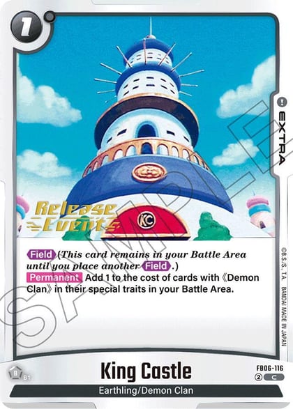 King Castle, Rivals Clash Release Event Cards FB06-116