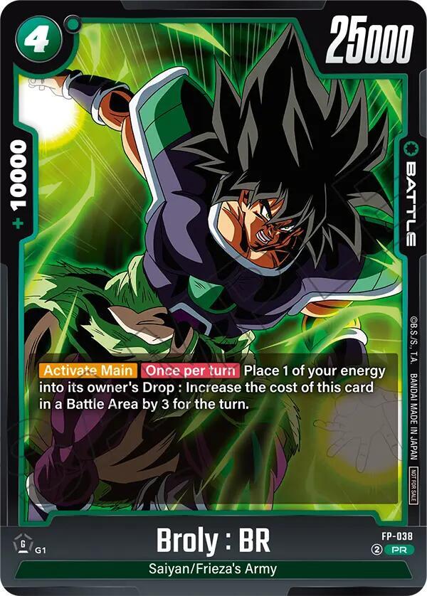 Broly : BR - FP-038, Rivals Clash Release Event Cards FP-038