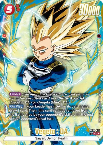 Vegeta : DA - FB07-021 (Alternate Art), Wish For Shenron FB07-021