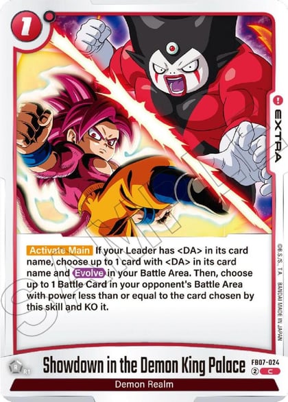 Showdown in the Demon King Palace, Wish For Shenron FB07-024