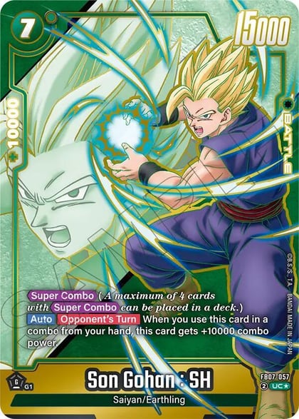 Son Gohan : SH - FB07-057 (Alternate Art), Wish For Shenron FB07-057