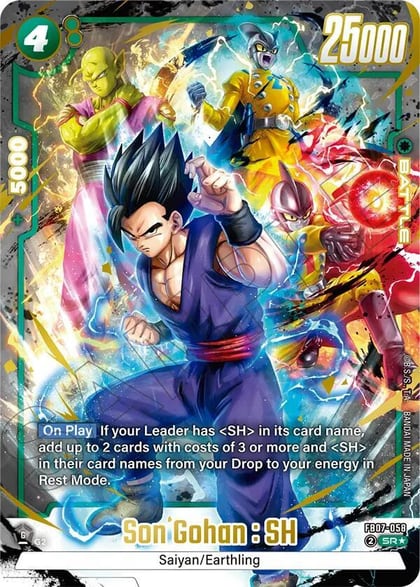 Son Gohan : SH - FB07-058 (Alternate Art), Wish For Shenron FB07-058